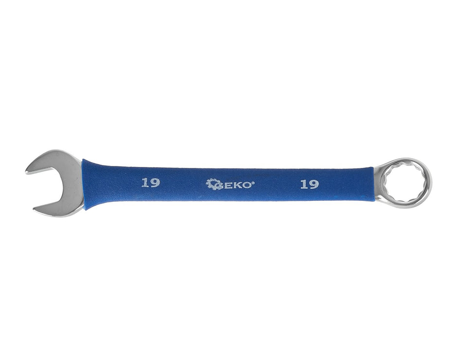 Polijstende steeksleutel- en ringsleutelset met rubberen handgreep AntiSlip 6-32mm 12 dlg. CRV (4)