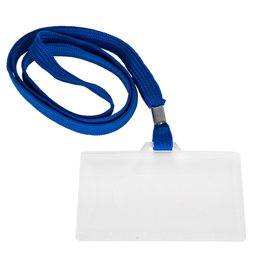 ID-badge met koord 92x59mm