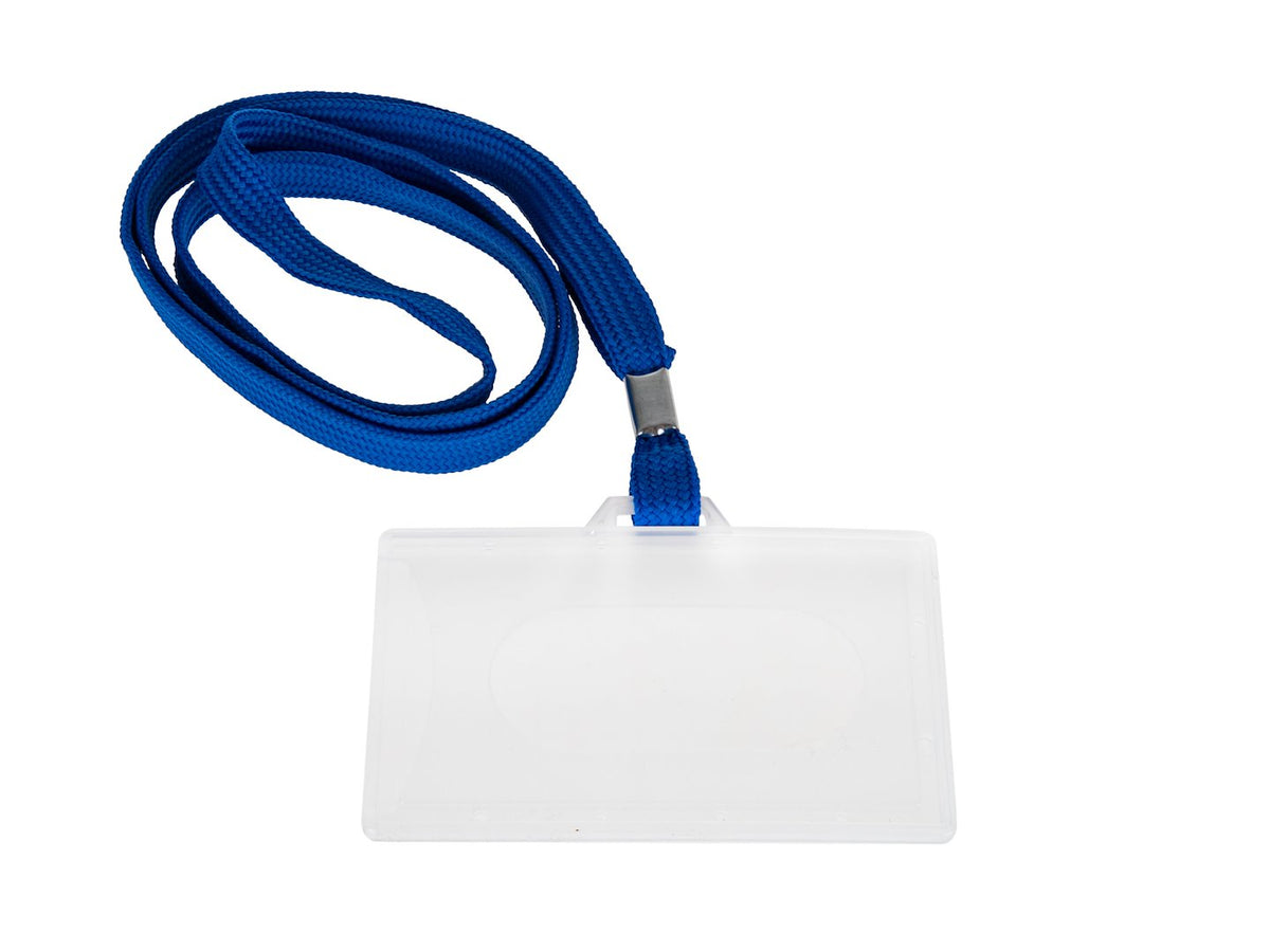ID-badge met koord 92x59mm
