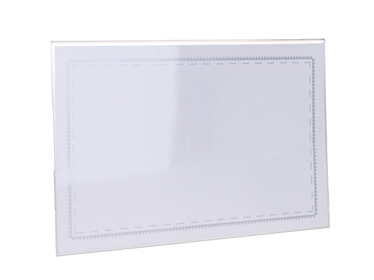 ID-badge met clip en veiligheidsspeld 90x56mm