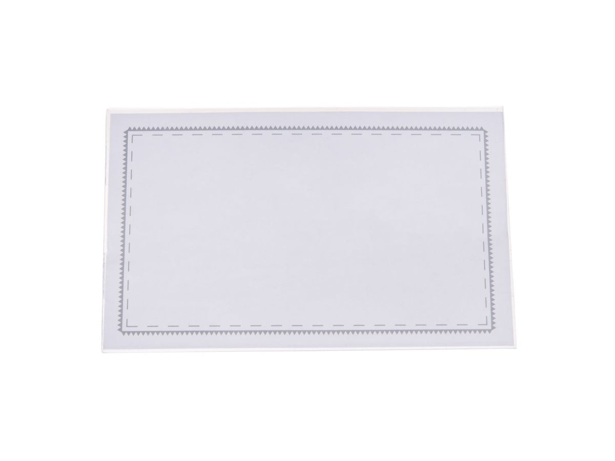 ID-badge met clip en veiligheidsspeld 90x56mm