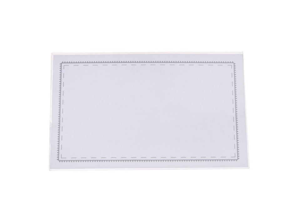 ID-badge met clip en veiligheidsspeld 90x56mm