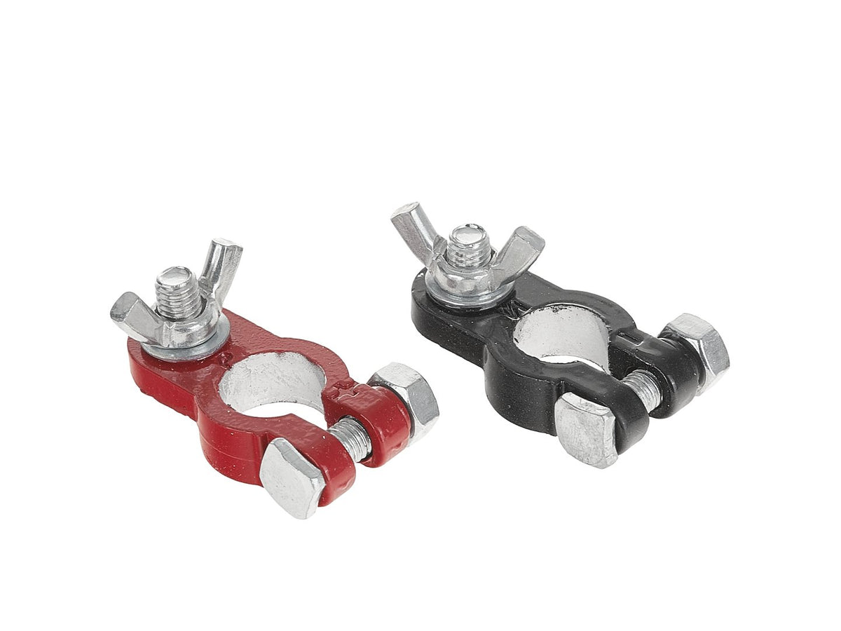 Set van 2 aluminium klemmen