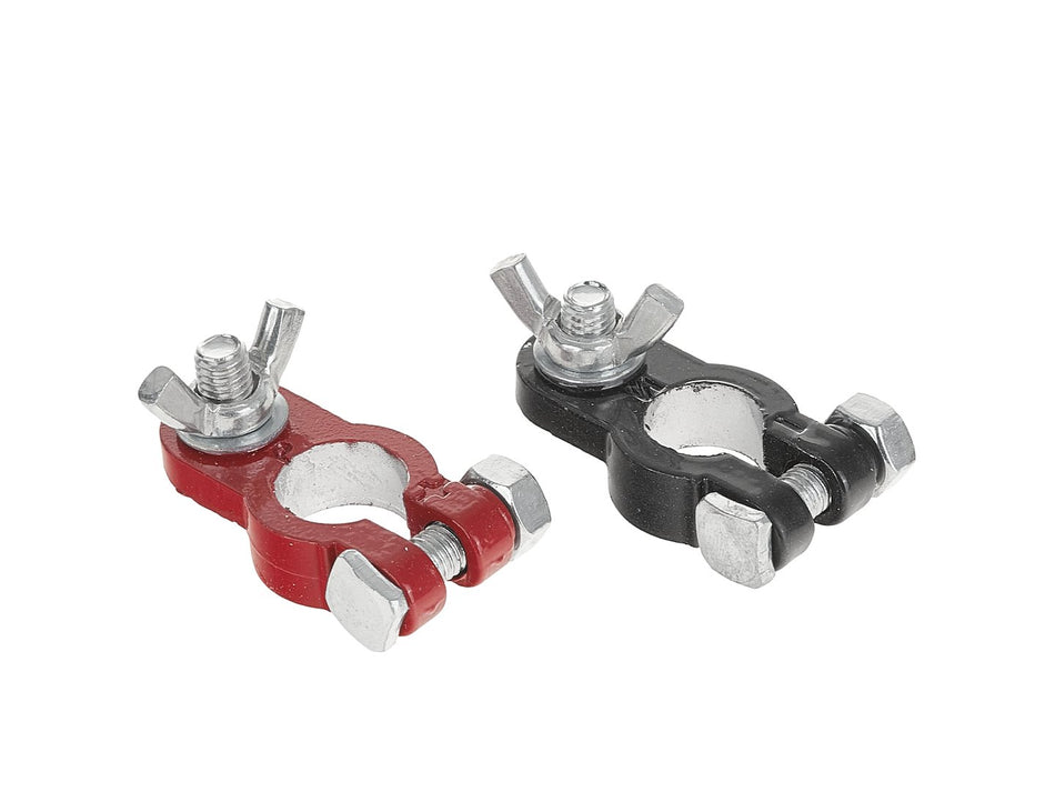 Set van 2 aluminium klemmen
