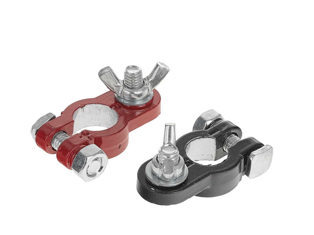 Set van 2 aluminium klemmen
