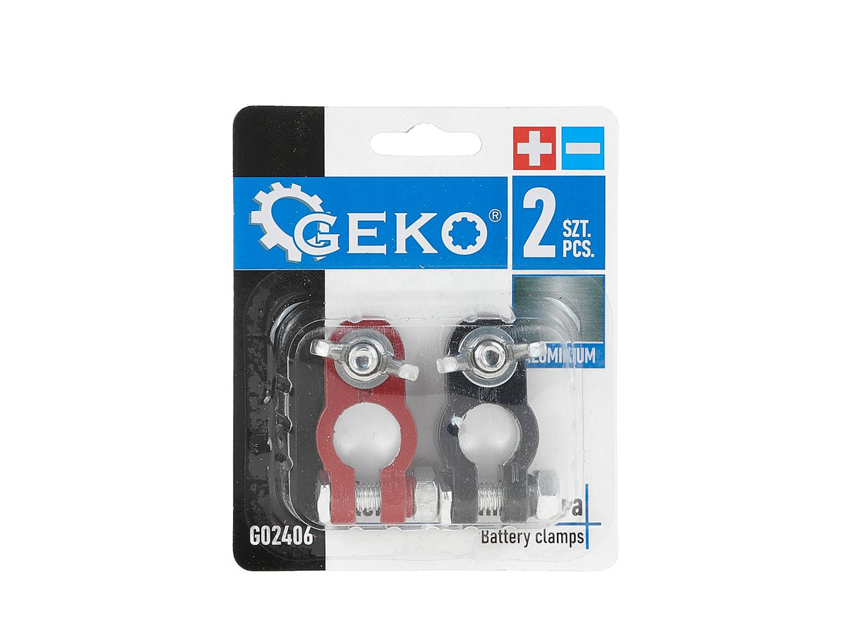 Set van 2 aluminium klemmen
