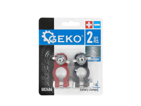 Set van 2 aluminium klemmen