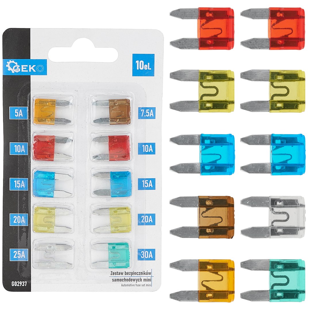 Autzekeringenset mini 10 stuks