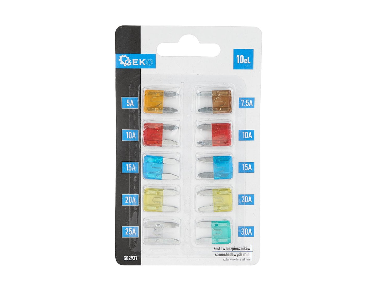 Autzekeringenset mini 10 stuks
