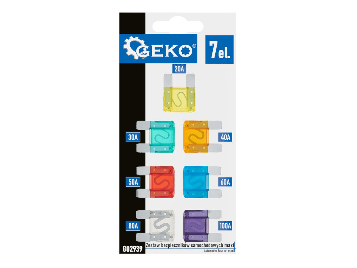 Autzekeringenset maxi 7 stuks