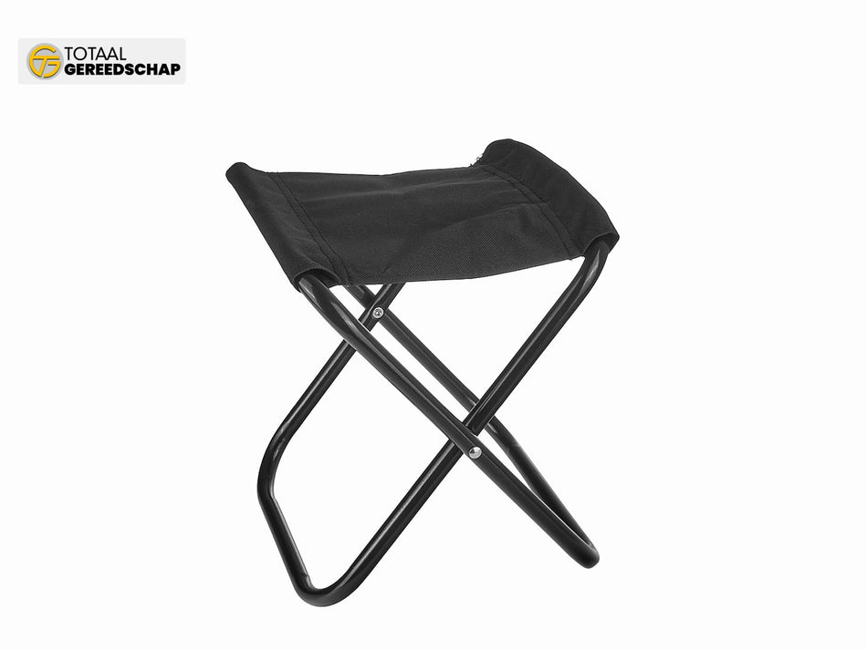 Folding tourist stool (black)