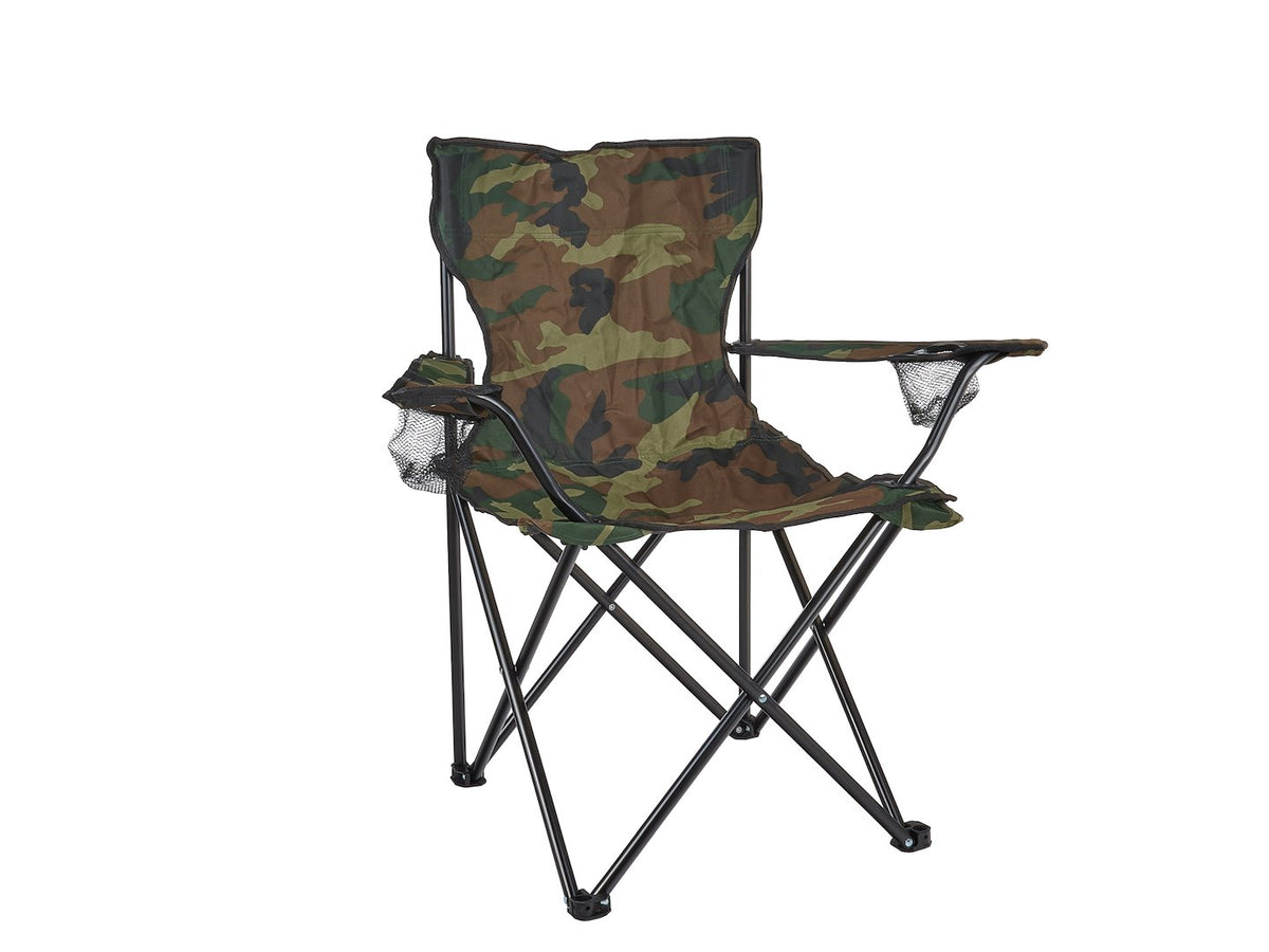 Opvouwbare toeristenstoel (camouflage)