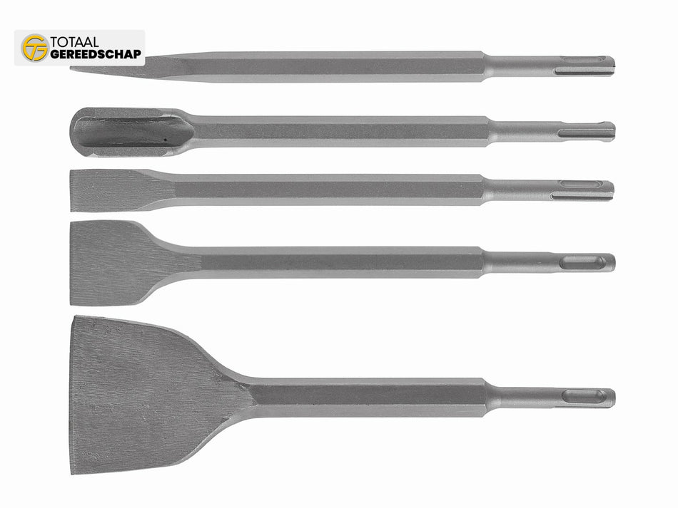 5pcs SDS PLUS chisel set
