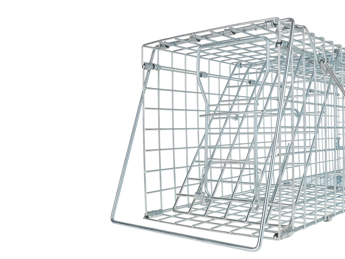 Opvouwbare metalen levendval voor bunzingen, wezelachtigen en ratten 60x21x18cm