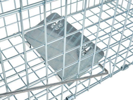 Opvouwbare metalen levendval voor bunzingen, wezelachtigen en ratten 60x21x18cm