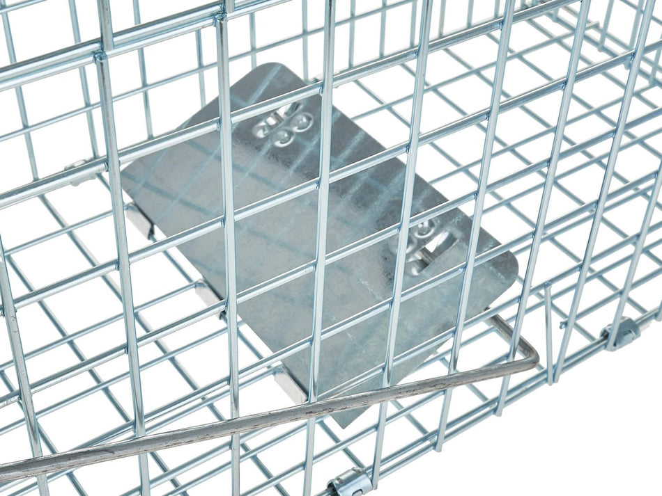 Opvouwbare metalen levendval voor bunzingen, wezelachtigen en ratten 60x21x18cm