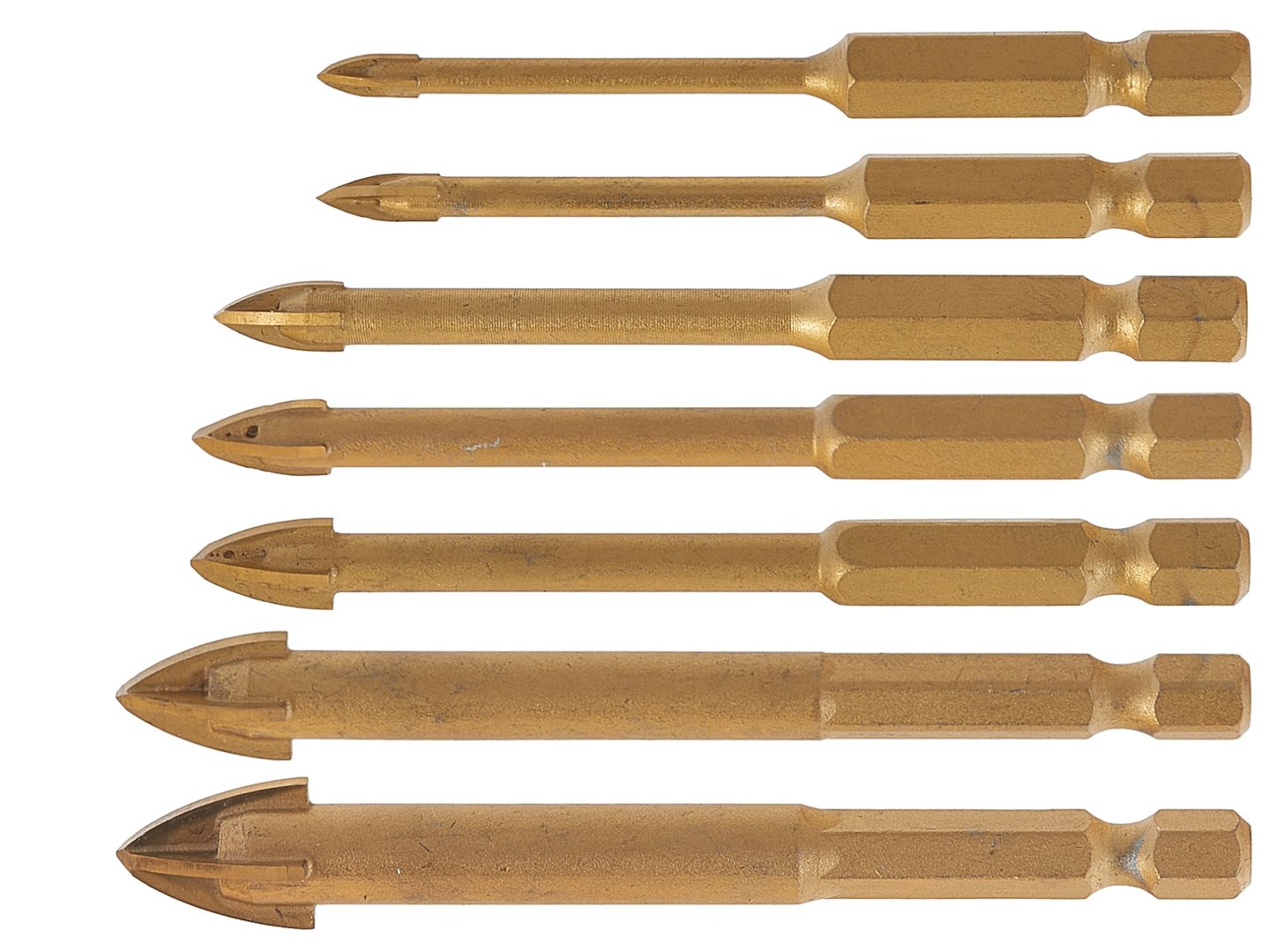 8-delig boorset voor glas en keramiek 3-12mm