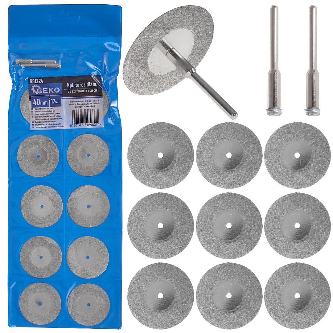 12-delig diamantzaagschijven set 40mm