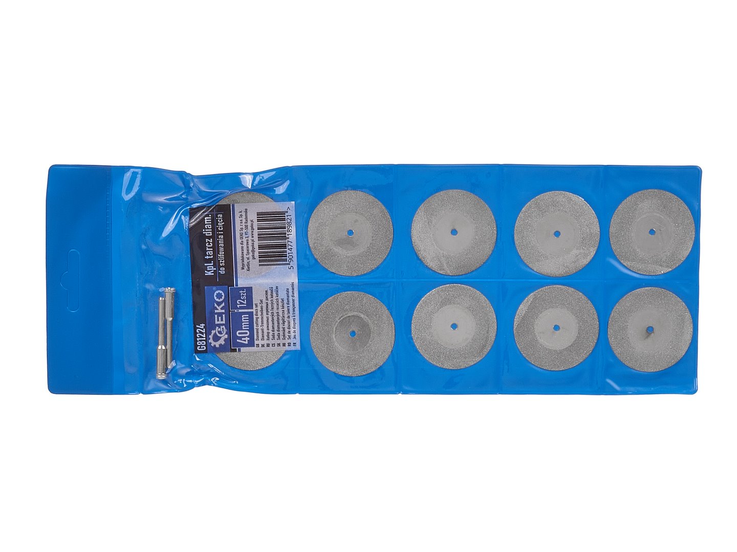 12-delig diamantzaagschijven set 40mm