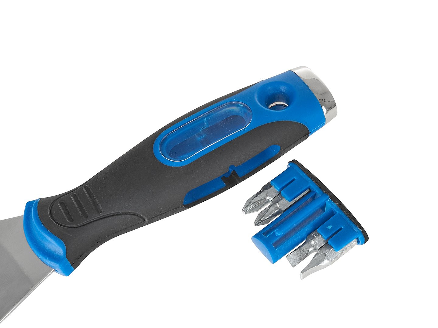 Schraper met profieldraden en bits