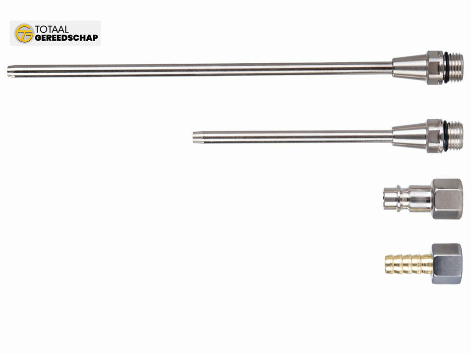 Air dust gun with nozzles and connectors 5pcs