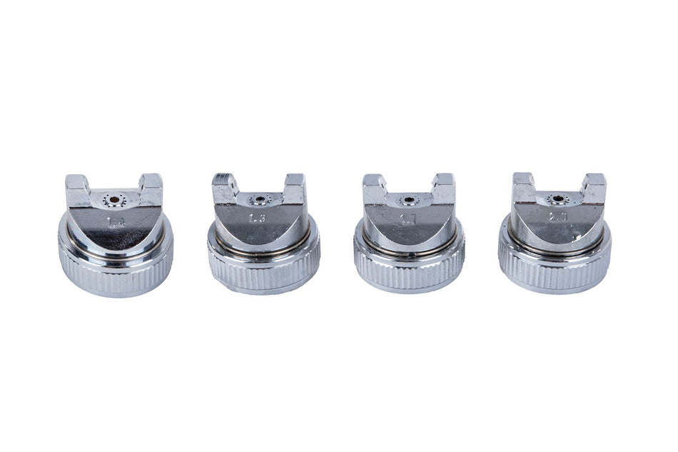 HVLP-spuitpistool - 4 nozzles (1,3-1,4-1,-2,0)