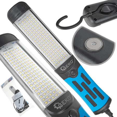 LED-werkplaatslamp 230V 15W met magneet, haak en 5m kabel