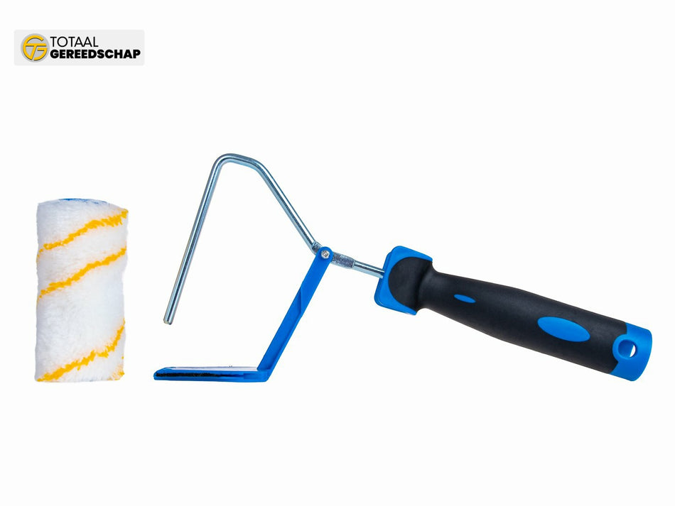 Edge paint roller with a 2K roller frame - polyacrylic 10cm 30mm