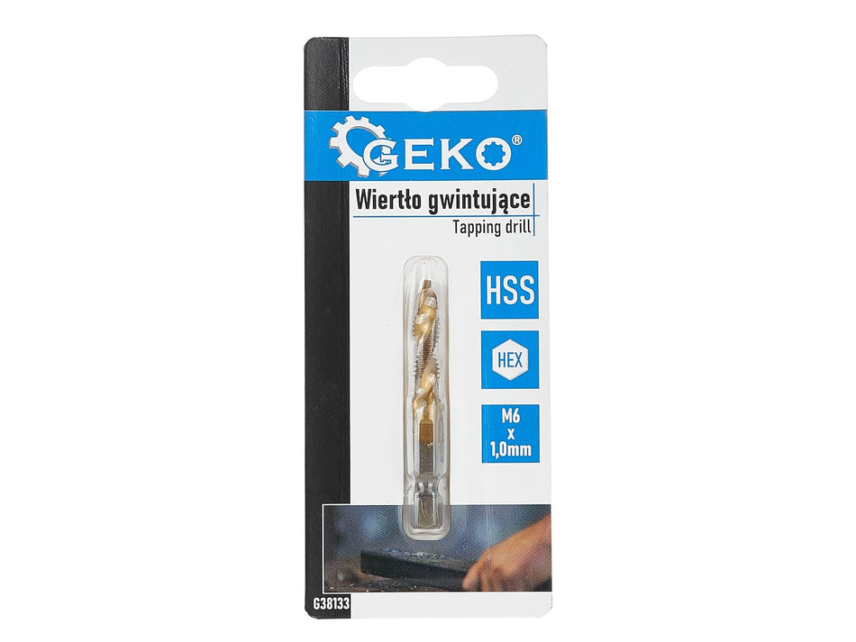 HSS M6 x 1,0mm tapboor met HEX-montage