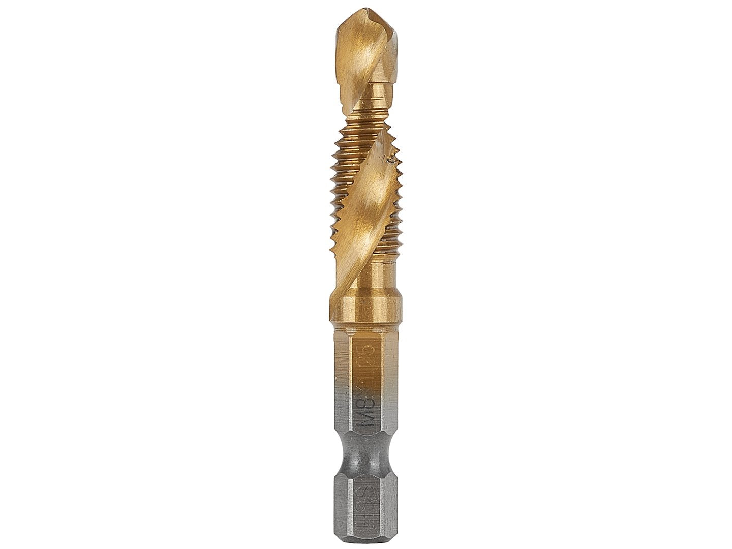 HSS M8 x 1,25mm tapboor met HEX-montage