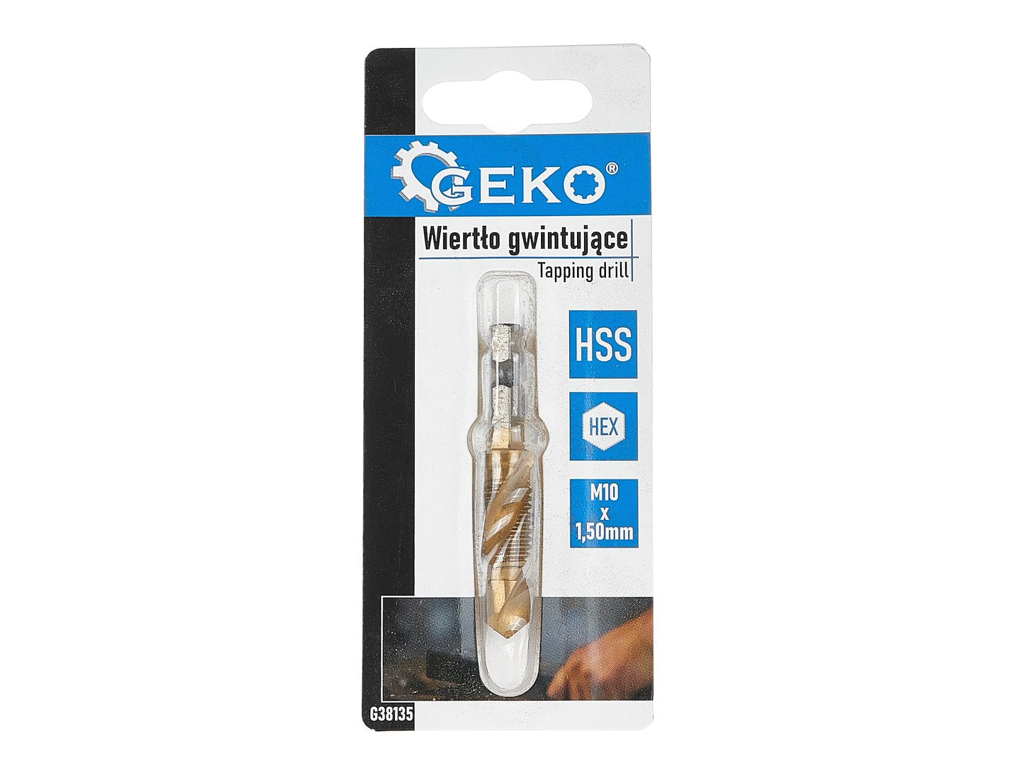 HSS M10 x 1,50mm tapboor met HEX-montage