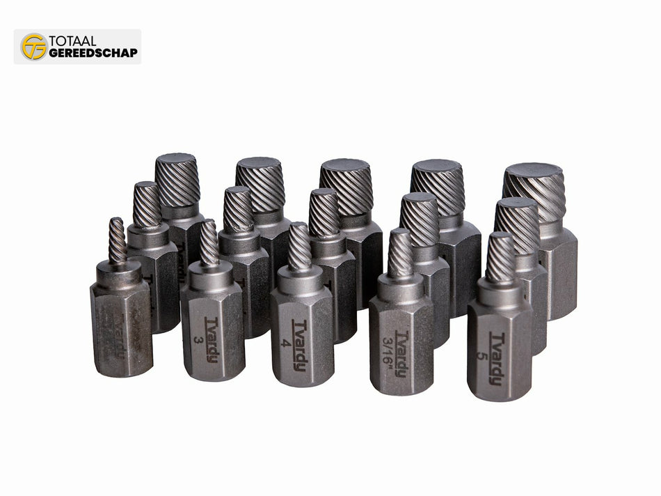15pcs screw extractor set Cr-Mo
