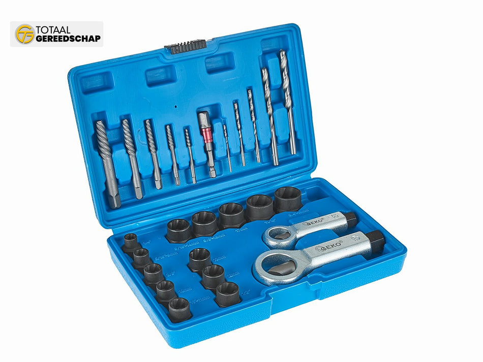 26pcs screws, nuts and studs extractor set