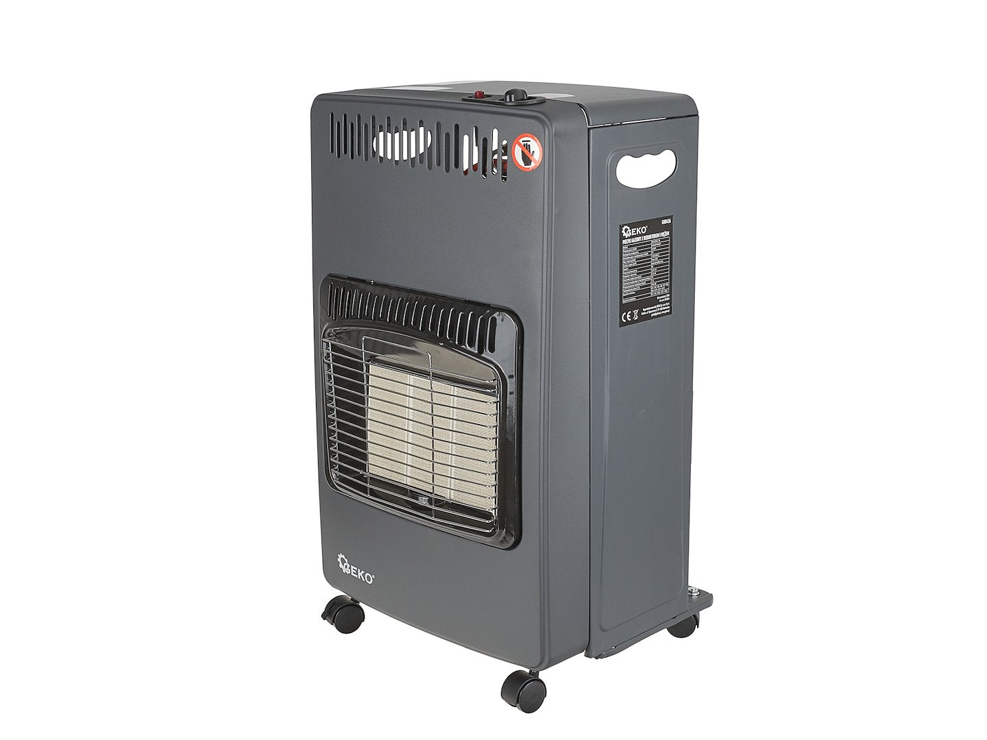 Indoorkachel op gas 4,2 kW met reducer en slang type 2