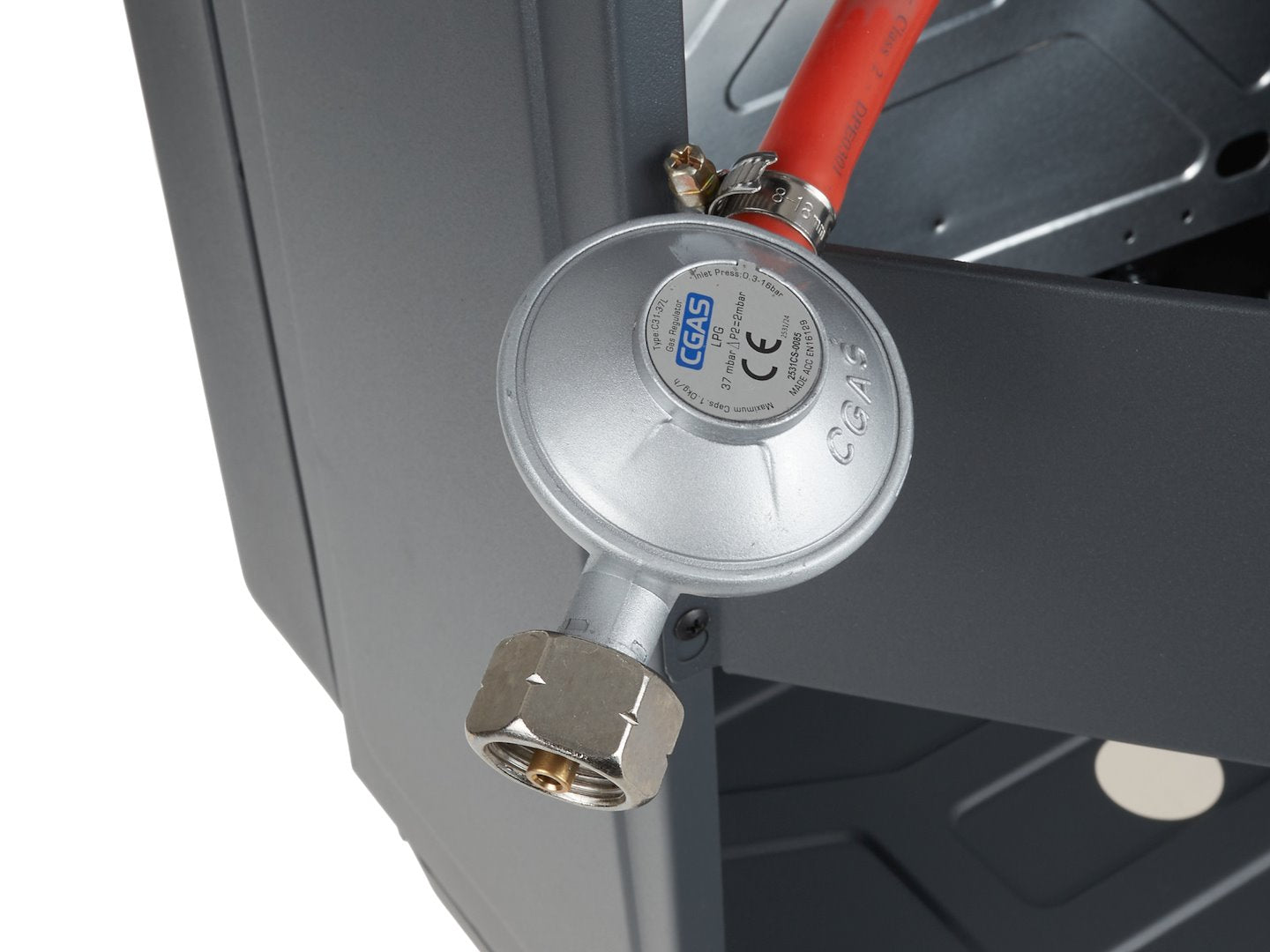 Indoorkachel op gas 4,2 kW met reducer en slang type 2