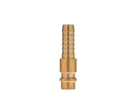Messing mannelijke stekker met aansluiting 9mm