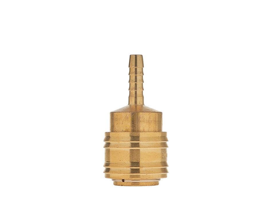 Messing snelkoppeling met aansluiting 6mm