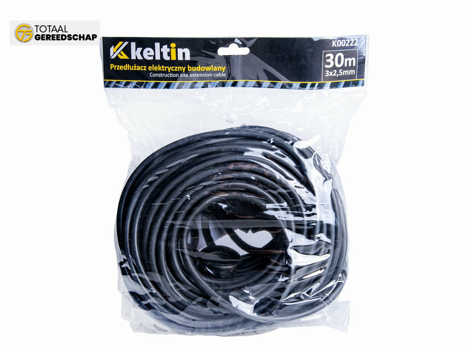 Construction site extension cable 30m IP44
