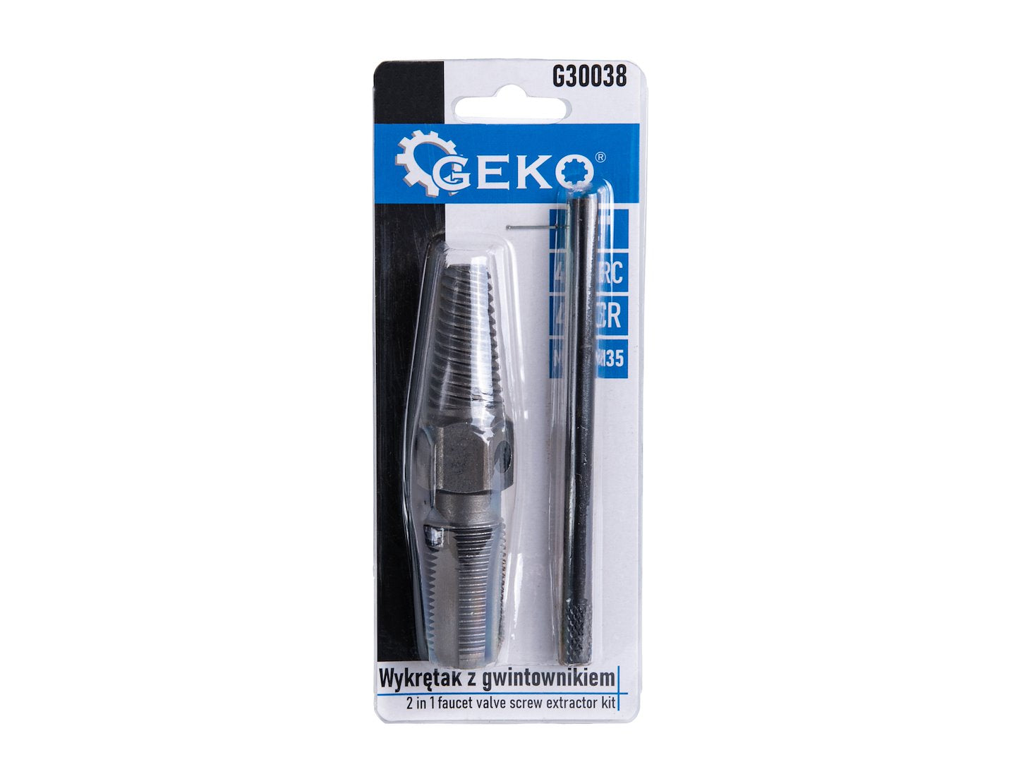 1/2" 2-in-1 kraanplug-schroefonttrekker set