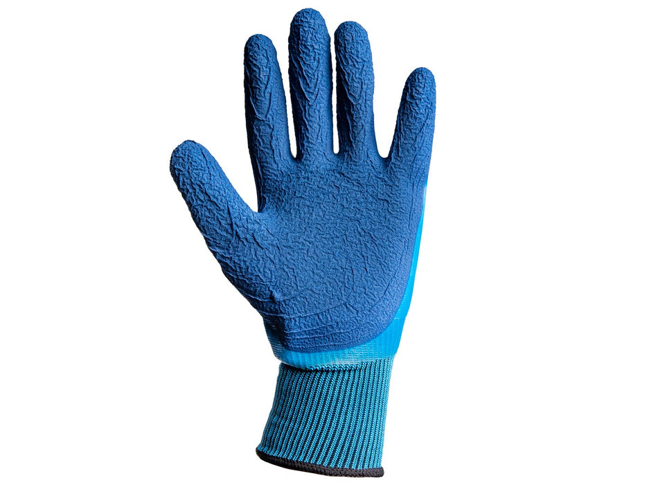 Waterdichte werkhandschoenen maat 8 /polyester – latex/