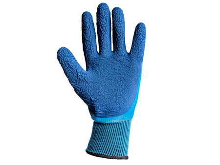 Waterdichte werkhandschoenen maat 9 /polyester – latex/