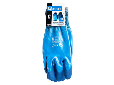 Waterdichte werkhandschoenen maat 10 /polyester – latex/