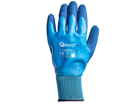 Waterdichte werkhandschoenen maat 10 /polyester – latex/
