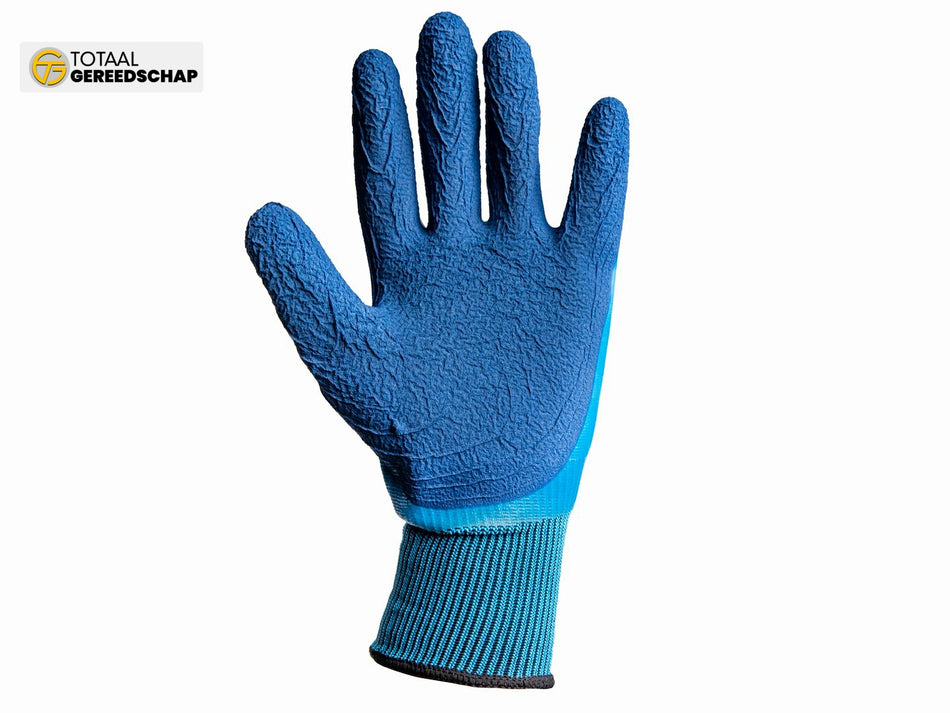 Waterproof work gloves size 10 /polyester – latex/