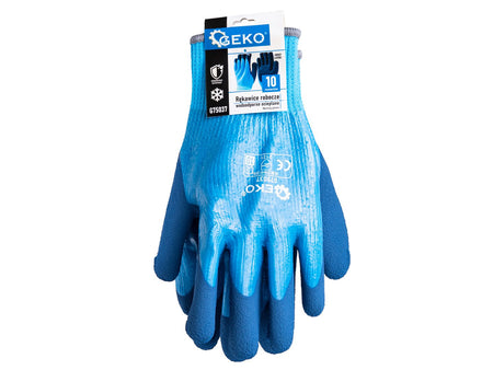 Waterdichte thermische werkhandschoenen maat 10 /jersey – latex/