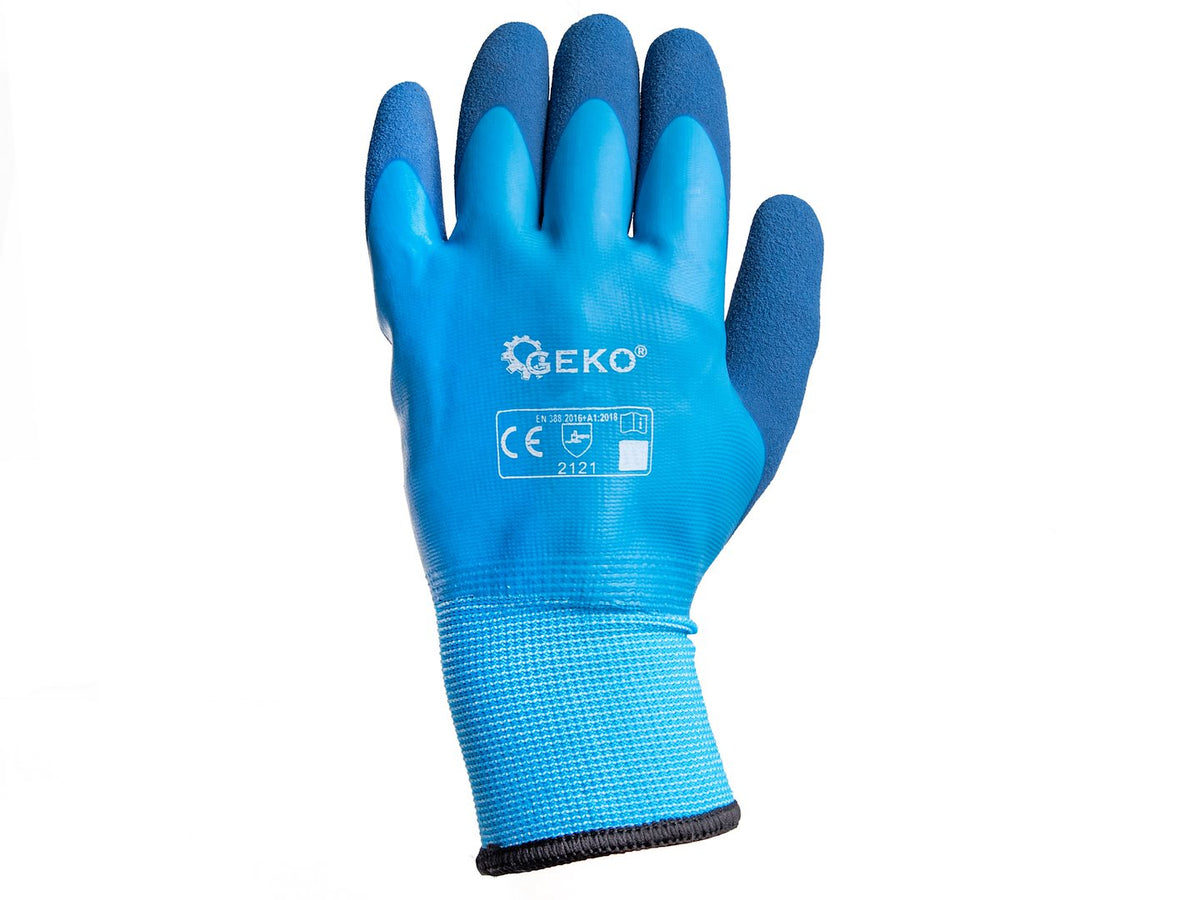 Waterdichte thermische winterwerkhandschoenen maat 9 /katoen – latex/