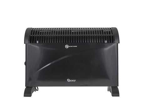 Convectorkachel met thermostaat 2000W (zwart)