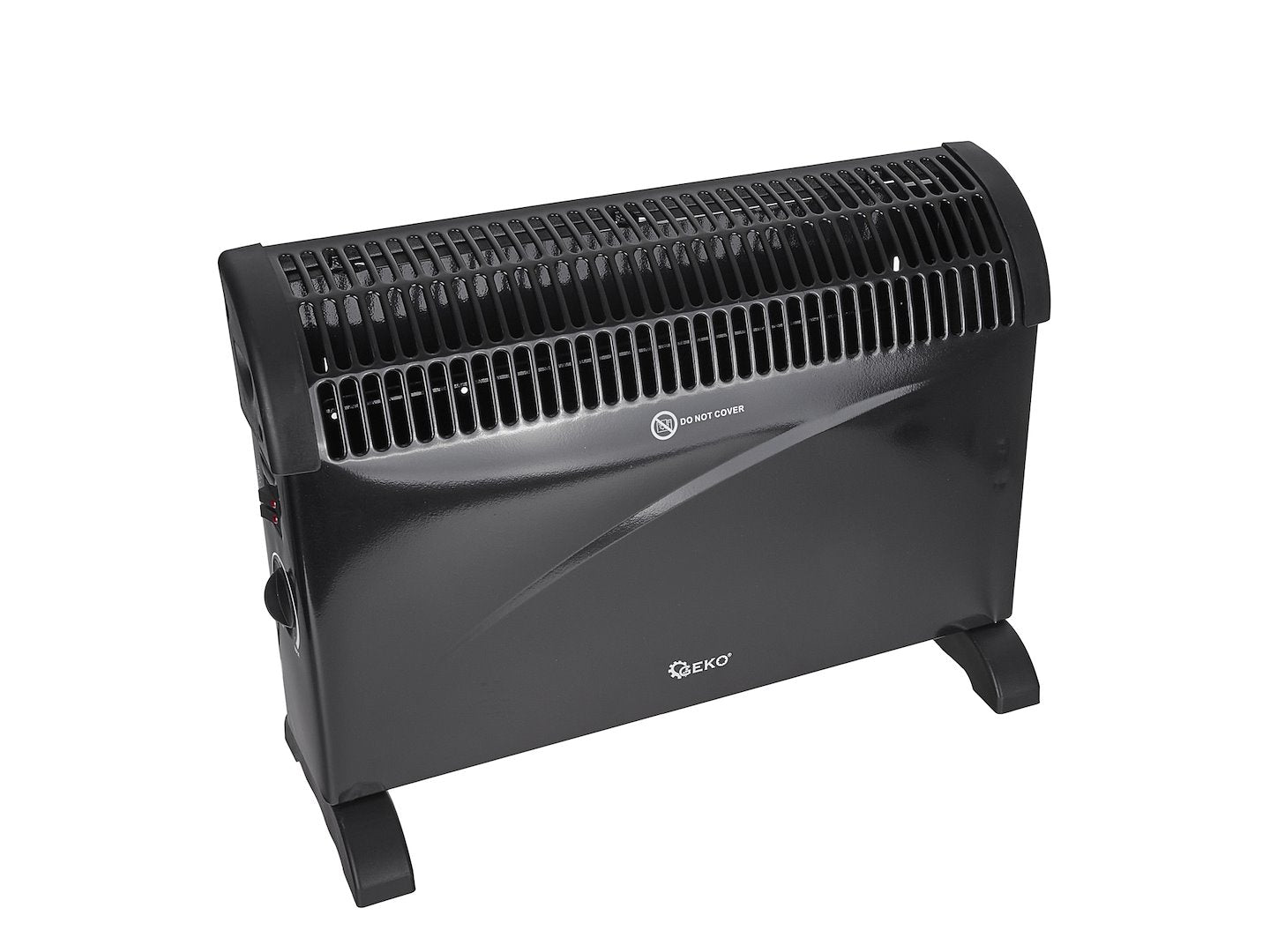 Convectorkachel met thermostaat 2000W (zwart)