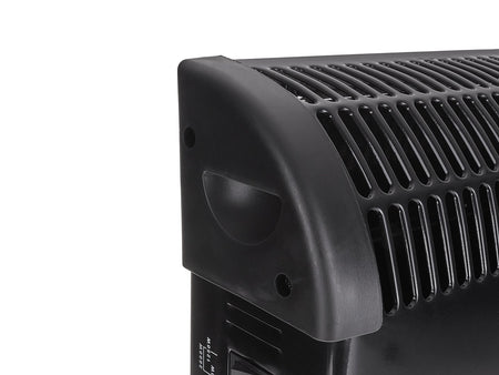 Convectorkachel met thermostaat 2000W (zwart)