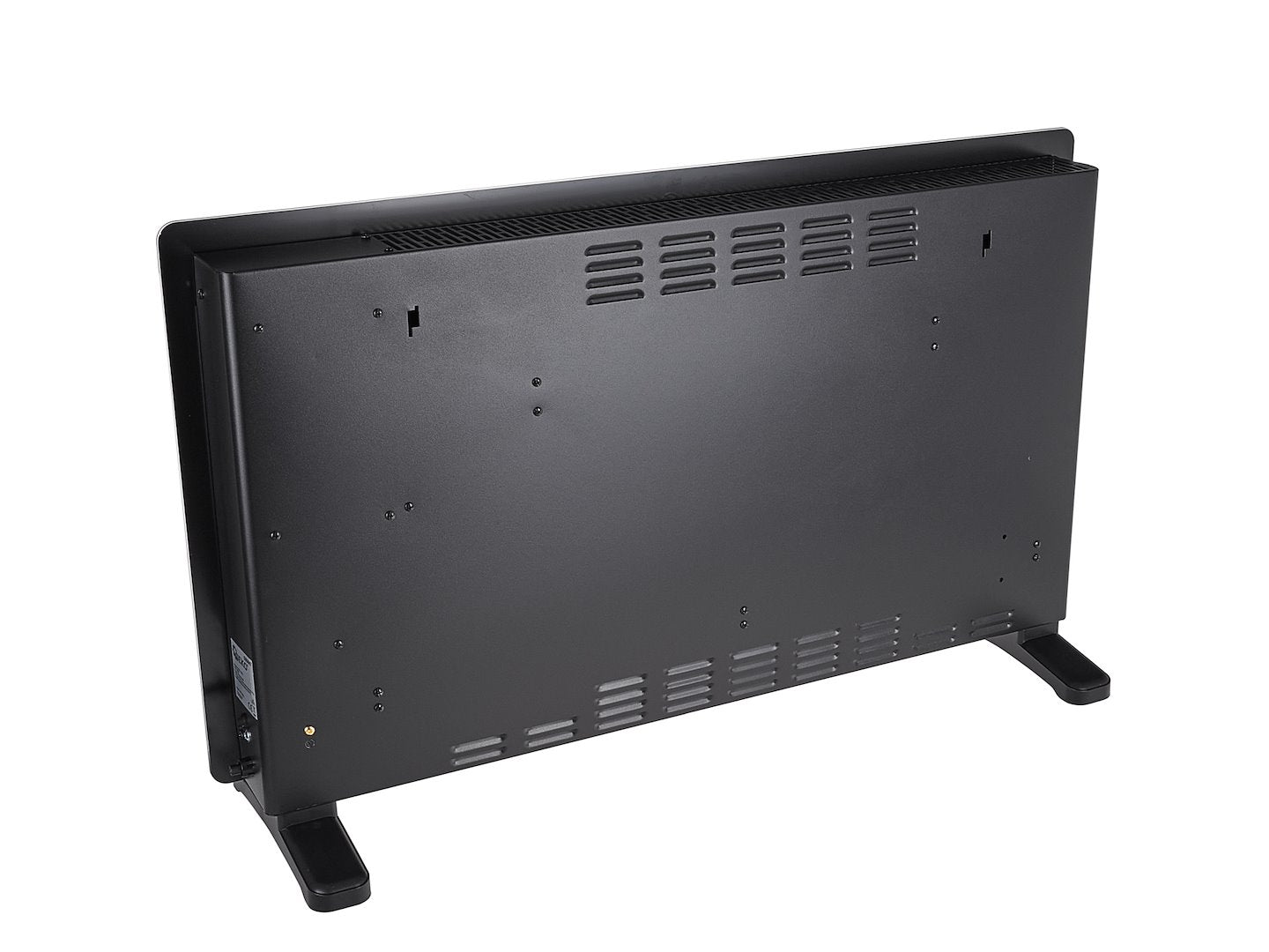 Glazen convectorkachel met LCD, afstandsbediening en WiFi 2500W (zwart)
